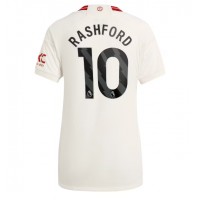 Fotballdrakt Dame Manchester United Marcus Rashford #10 Tredjedrakt 2023-24 Kortermet